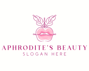 Beauty Burlesque Lips logo design