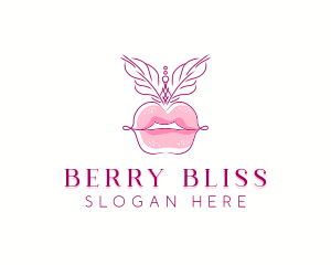 Beauty Burlesque Lips logo design