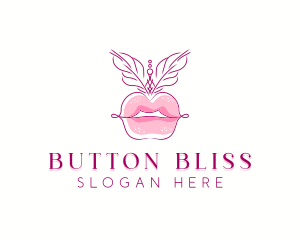 Beauty Burlesque Lips logo design