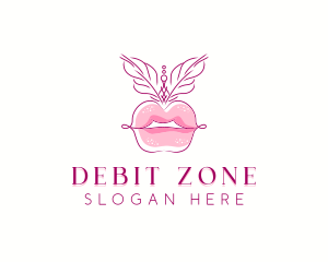 Beauty Burlesque Lips logo design