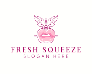 Beauty Burlesque Lips logo design