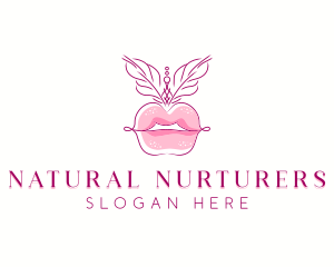 Beauty Burlesque Lips logo design