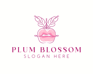 Beauty Burlesque Lips logo design