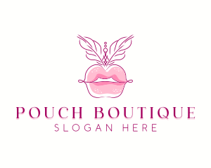 Beauty Burlesque Lips logo design