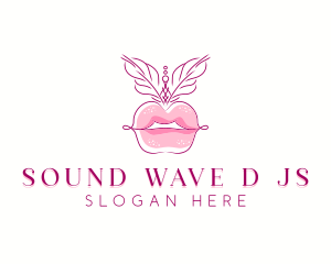 Beauty Burlesque Lips logo design