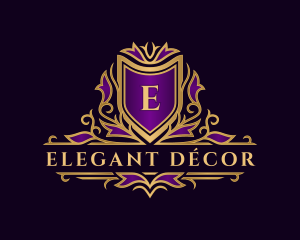 Elegant Monarch Crest   logo design