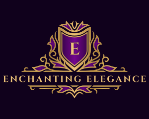 Elegant Monarch Crest   logo design