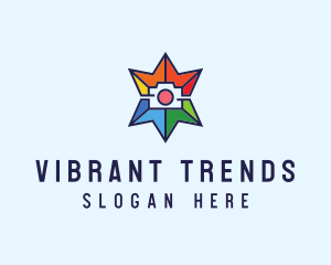 Rainbow Hexagram Camera  logo