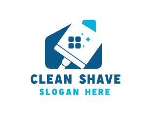 Cleaning Wiper Housekeeper logo design