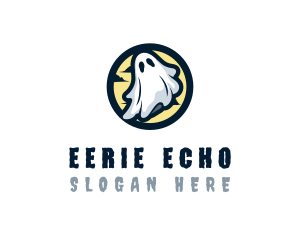 Ghost Costume Halloween logo design