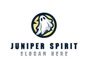 Ghost Costume Halloween logo design