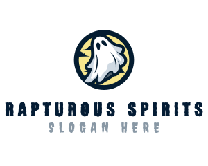 Ghost Costume Halloween logo design