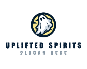 Ghost Costume Halloween logo design