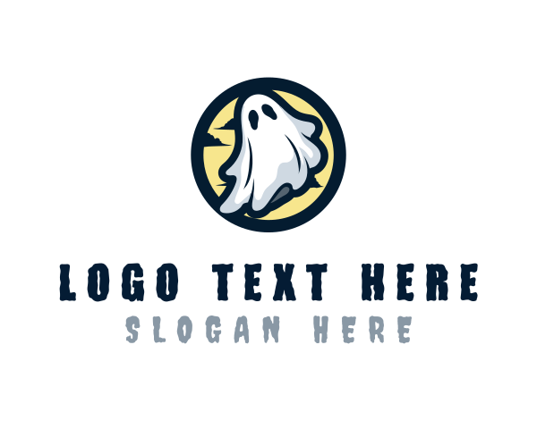 Ghost logo example 2