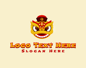 Asian Festive Dragon  logo