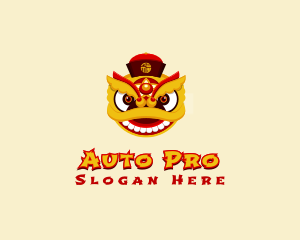Asian Festive Dragon  logo