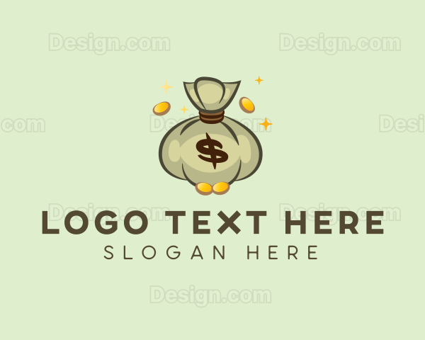 Cash Money Bag Dollar Logo