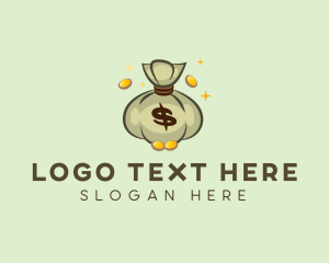 Cash Money Bag Dollar logo