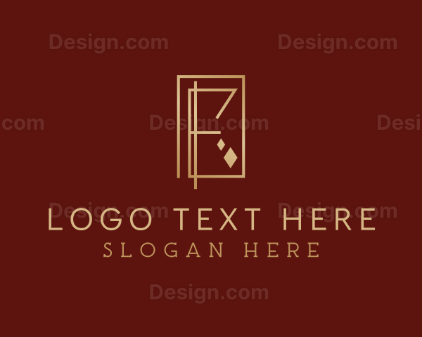 Luxury Elegant Letter E Logo