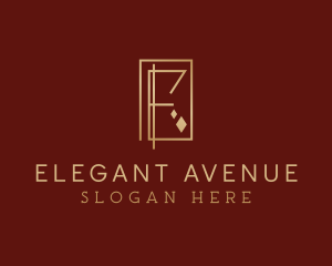 Luxury Elegant Letter E logo design