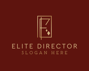 Luxury Elegant Letter E logo design