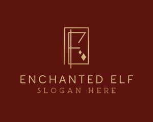 Luxury Elegant Letter E logo design