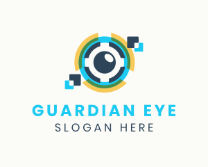 Cyber Eye Security logo design