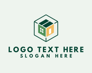 Hexagonal Box House Logo