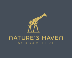 Giraffe Safari Wildlife logo