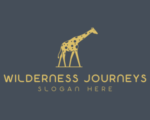 Giraffe Safari Wildlife logo