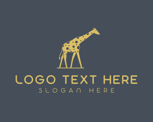 Wildlife - Giraffe Safari Wildlife logo design