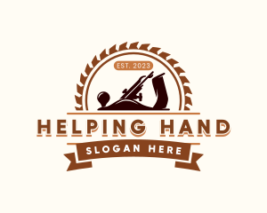 Woodwork Hand Planer  logo design