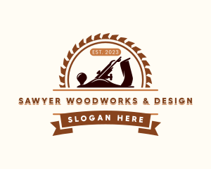 Woodwork Hand Planer  logo design