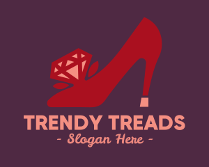 Red Diamond Shoe Heels logo