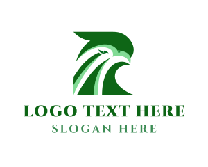Letter - Generic Green Bird Letter logo design