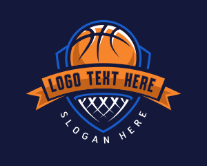 Ball Net Basketball Logo