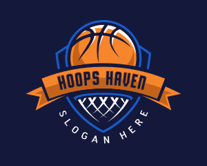 Ball Net Basketball logo design