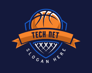 Ball Net Basketball logo design