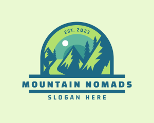 Mountain Outdoor Adventure logo design