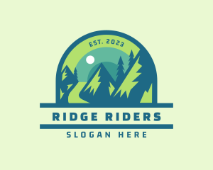 Mountain Outdoor Adventure logo design