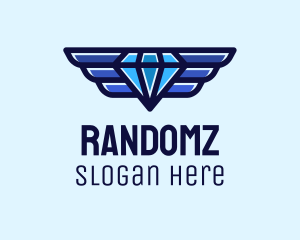 Blue Winged Diamond Logo