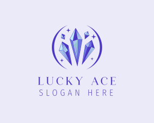 Fancy Crystal Gem logo design