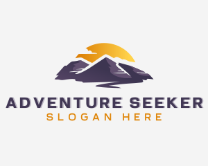 Peak Mountain Adventure logo design