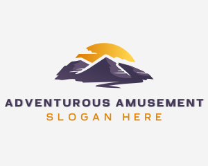 Peak Mountain Adventure logo design