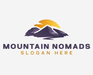 Peak Mountain Adventure logo design