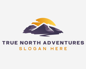 Peak Mountain Adventure logo design