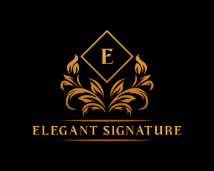 Elegant Florist Event logo design