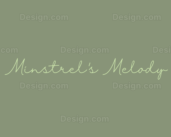 Fancy Feminine Signature Logo