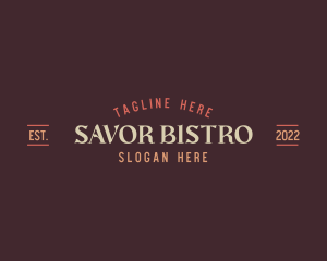 Premium Bistro Restaurant logo design