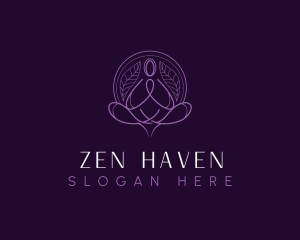 Relaxing Zen Yoga logo design